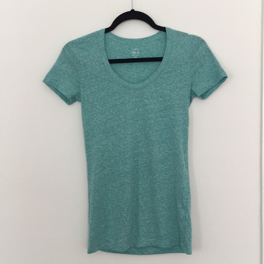 Heathered blue Jcrew Short sleeve T shirt